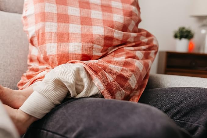 Baby Car Seat Cover Canopy and Nursing Cover Multi-Use Stretchy 5 in 1 Gift Ralphie by Copper Pearl