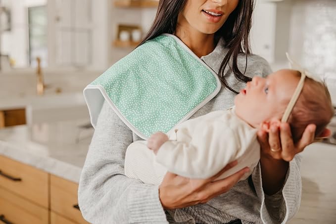 Copper Pearl Baby Burp Cloth Large 21''x10'' Size Premium Absorbent Triple Layer 3-Pack Gift Set Cindy