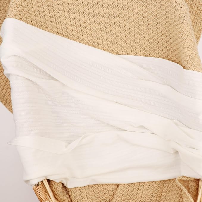 Newborn Receiving Blanket with Bow Hat Mittens Wooden Card Set Wheat-Pattern Newborns Toddler Baby Boy Girl Nursery Swaddle Wrap