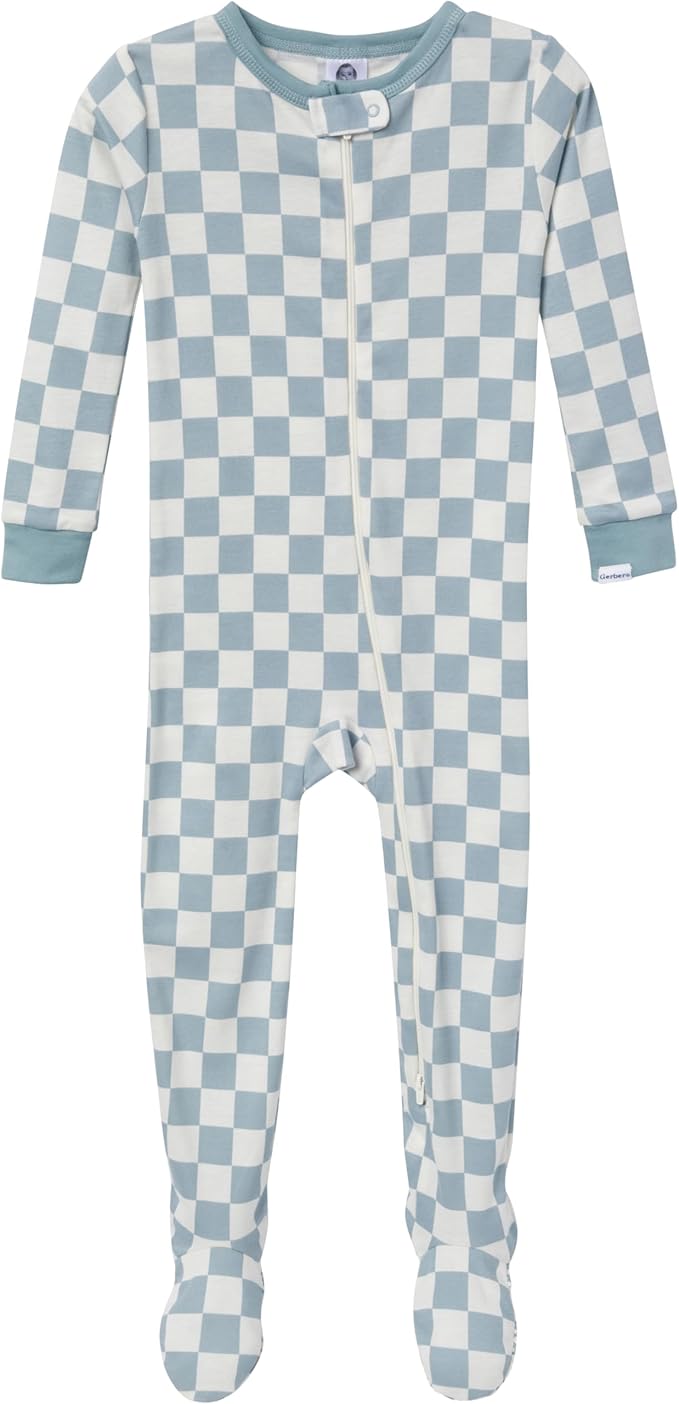 Gerber baby-boys Baby-boys 4-pack Footed Pajamas