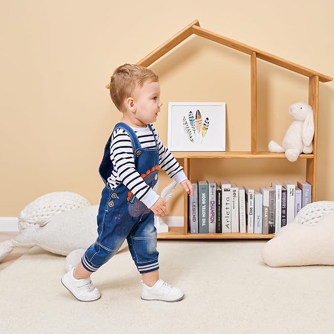 Cute Baby Boy Clothes Suit Toddler Boys' Striped long Sleeve T-Shirt+Denim Overalls Jumpsuit Pants Outfits Sets