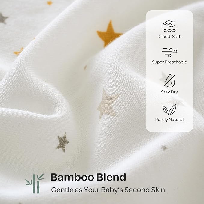 Momcozy Swaddles for Newborns, Quiet Fastner Suitable for Infant 0-3 Months, New-Parent-Friendly Swaddle Sack, Reduce Startle Reflex, Newborn Boys Girls Registry Essentials, 2-Pack, Wonder