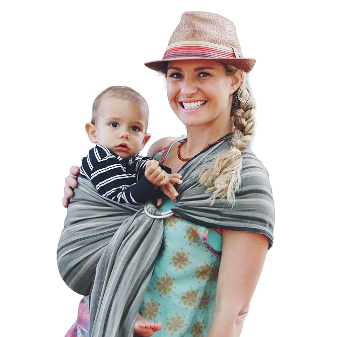 Hip Baby Wrap Ring Sling Baby Carrier for Infants and Toddlers (Rocky Mountain)