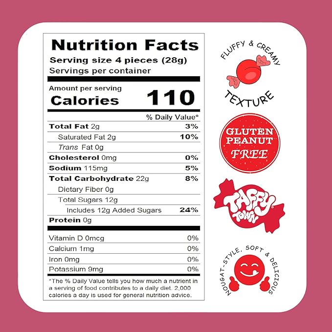 Taffy Town Saltwater Taffy, Cinnamon, 2.5Lb