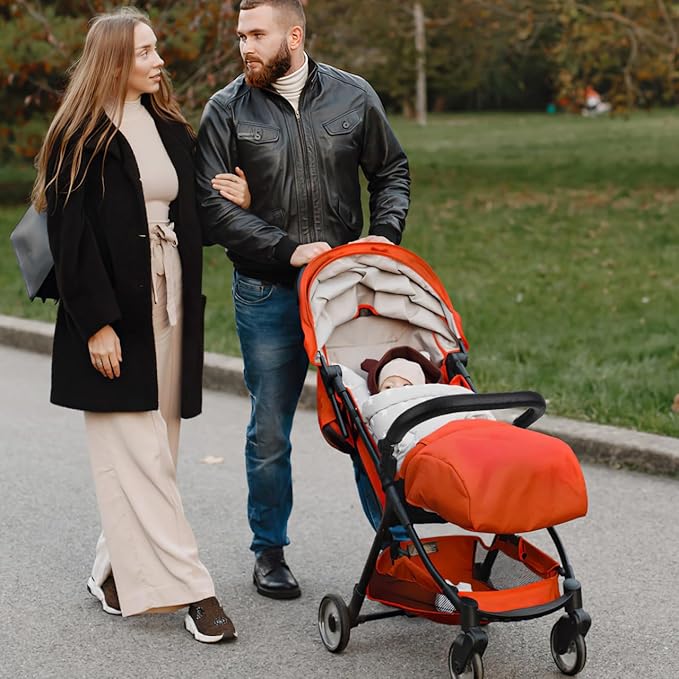 Baby Stroller Belly bar Stroller Armrest Handle Crossbar Accessories Compatible for BBZ YoYo and Yoyo Black PU Pushchair Leather pram