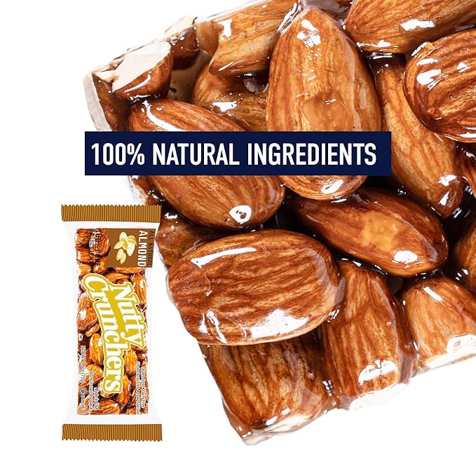 Nutty Crunchers All Natural Ingredients (Variety Pack - 5 Flavors, 30 Bars/box)