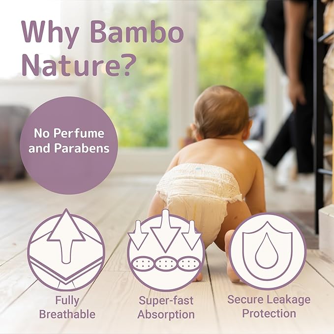Bambo Nature Premium Training Pants (SIZES 4 TO 6 AVAILABLE), Size 5, 20 Count