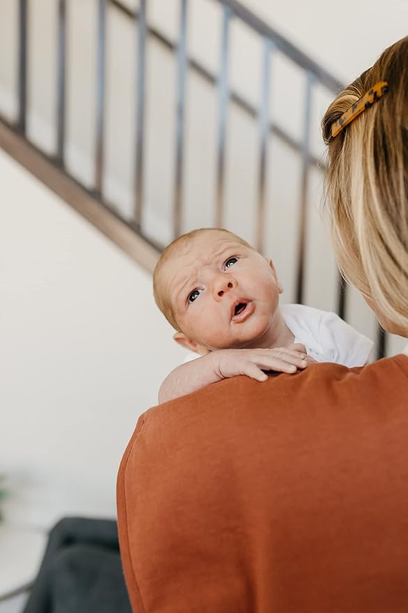 Copper Pearl Premium Baby Burp Cloths - 3-Pack Large Cotton Burp Cloths, Extra Soft Spit Up Rags with 3 Absorbent Layers, Perfect for Baby Boy and Baby Girl Gifts (21" x 10" Size, Dune Set)