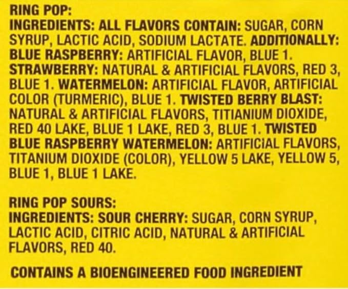 Ring Pop BULK (80 Count) Individually Wrapped Lollipop Suckers w/Assorted Fruity Flavors - Fun Candy for |Easter basket fillers| Party Favors, Birthday,Any Occasion |Bonus MajuuConnect Candy box