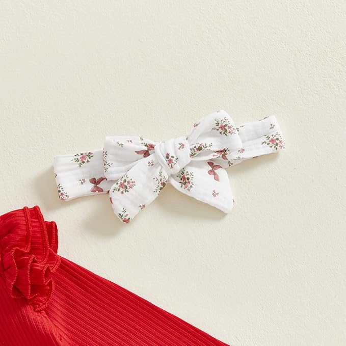 Mubineo Baby Girl Clothes Outfits Cute Flower Romper Daisy Pant Fall Winter Newborn Outfit Sets