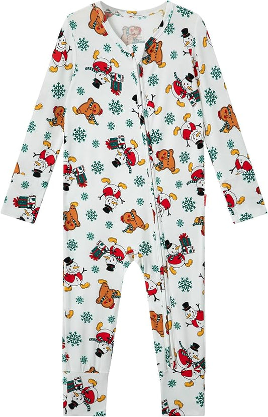 Footless Pajamas Baby Boy Girls, Viscose from Bamboo Baby Pajamas, Two Way Zipper Sleepers, Newborn Pjs