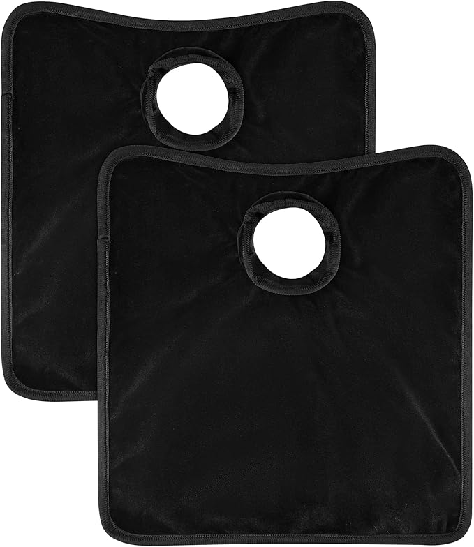 Car Seat Protector for Potty Training, 2 Pack Waterproof CarSeat Liner Toilet Training for Baby Infant Toddler, Dry Seat Piddle Pads Cover for Strollers (Black)