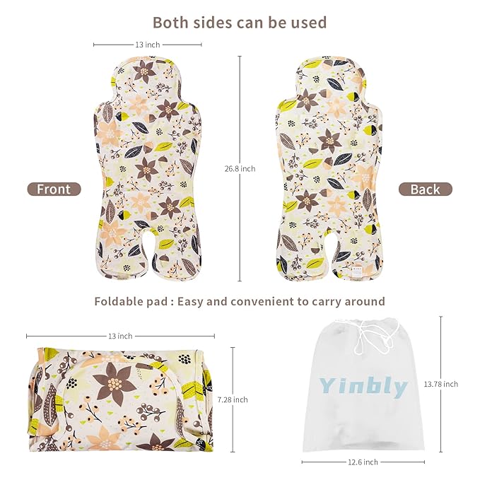 Gel Car Seat Cooler Pad for Children,Summer Breathable Ice Stroller Cooler Mat,Multifunctional Baby Cooling Pad Suitable for Stroller, Baby Dining Chair, Child Safety Seat