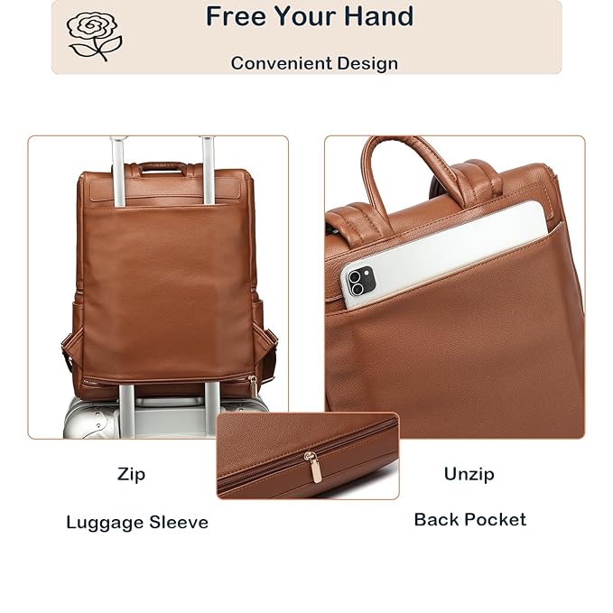 Leather Diaper Bag Backpack for Boy Girl Twins, Toddler Diaper Bag with Multiple Pockets, Cooler Compartment