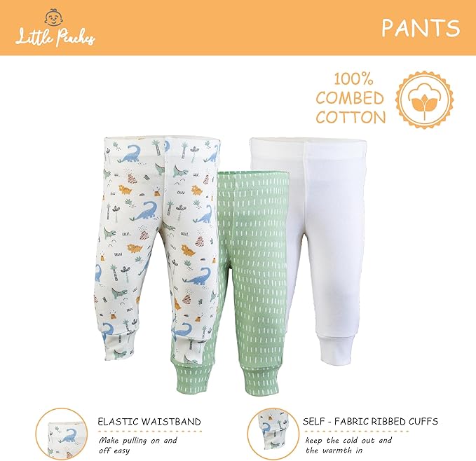 Baby Girl Clothes – 100% Cotton, Soft & Breathable Newborn Essentials and Gifts, Fits 3 to 6 Months