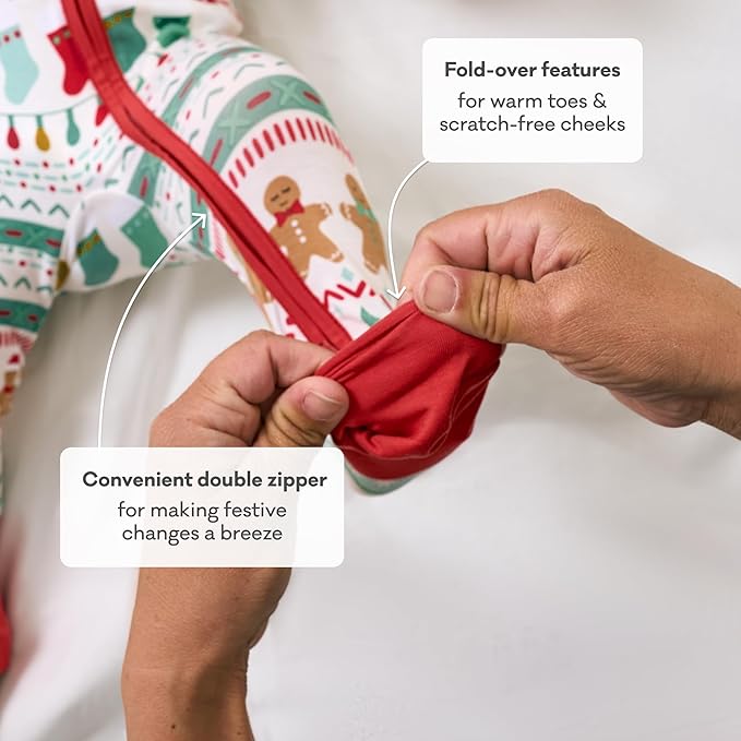 Little Sleepies Pajamas for Baby Boys & Girls, Viscose from Bamboo Baby Pajamas, Preemie & Newborn Sleepers, 2-Way Zipper PJs