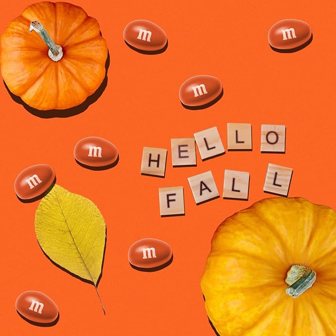 M&M'S WORLD Orange Peanut M&M’s chocolate candy 2 lb bag – bright snack for birthdays, buffets, celebrations, desserts, gifts, gatherings, or cheerful table display