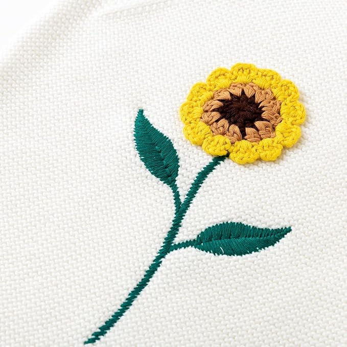 Simplee kids Baby Girls Sunflower Knit Rompers Knit Clothes for Newborn Baby Girls