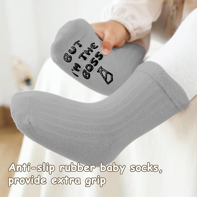 Baby Gift Set, Baby Shower Gifts Basket Newborn Blanket Baby Lovey Security Blanket, Funny Baby Bibs Socks & Greeting Card - Baby Gift Basket Newborn Shower Basket for Boys