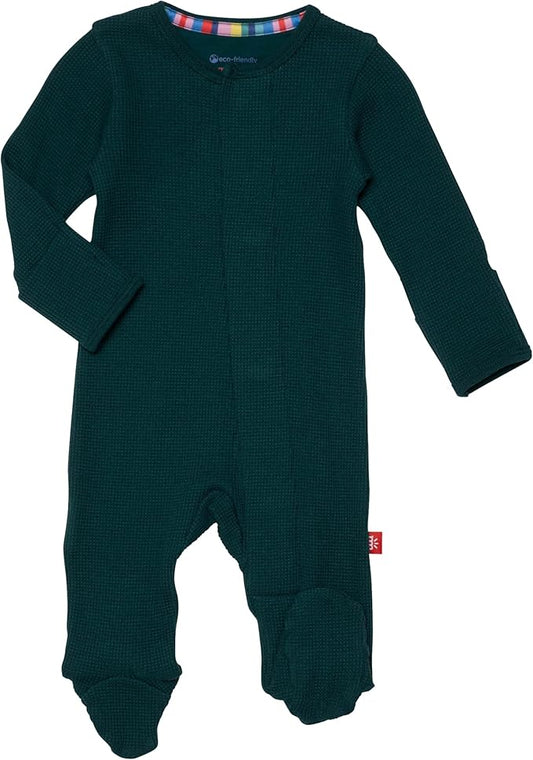 Magnetic Me Boys Modal Magnetic Baby Footie Pajamas | Silky Soft Modal Fabric | Baby Sleepers Available in Sizes PRE - 24M