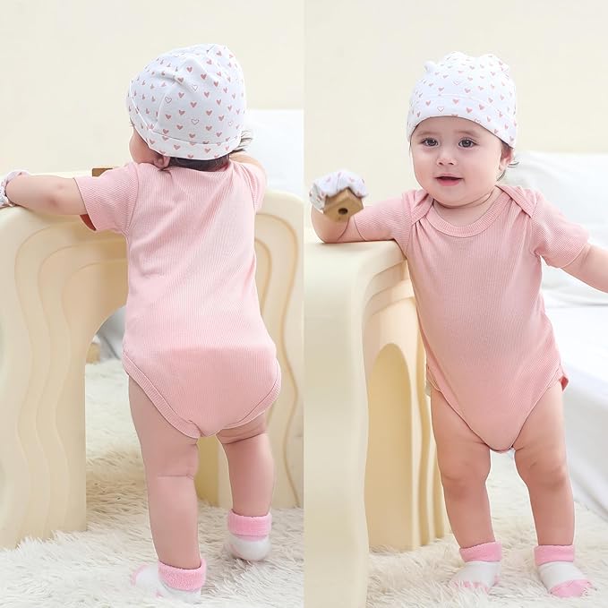 Baby Bodysuit Boy Girl Clothes Soft Newborn Infant Outfit Short Sleeve Romper