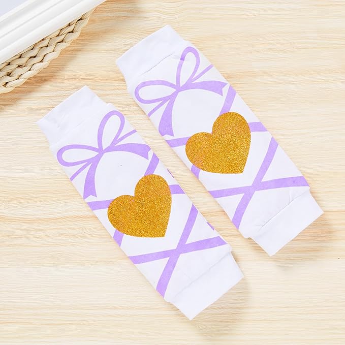 Newborn Baby Girl Outfits Infant Letter Print Romper+Tutu Skirt+Headband+Legging Warmer Coming Home Clothes Set