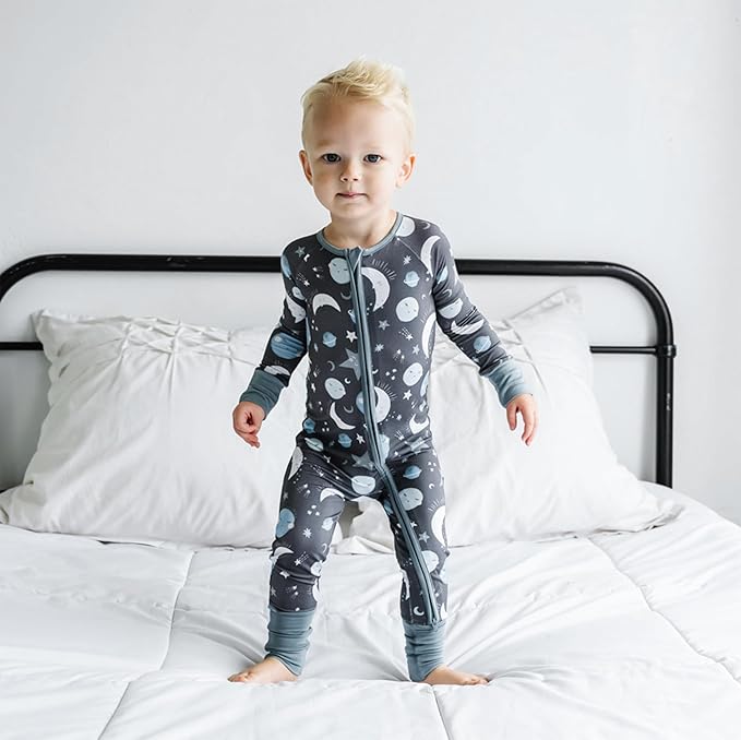 Little Sleepies Pajamas for Baby Boys & Girls, Viscose from Bamboo Baby Pajamas, Preemie & Newborn Sleepers, 2-Way Zipper PJs