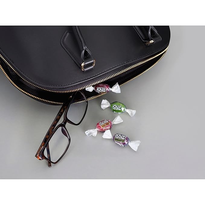 JOLLY RANCHER Zero Sugar Assorted Fruit Flavored Hard Candy Bag, 3.6 oz (Pack of 12)