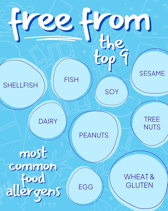 Skinny Crispy Original Vanilla Rice Treats – Low Sugar (4g), Vegan, Gluten-Free, Dairy-Free, Non-GMO, Top 9 Allergen-Free, Healthy Snack Bars, 10 Count