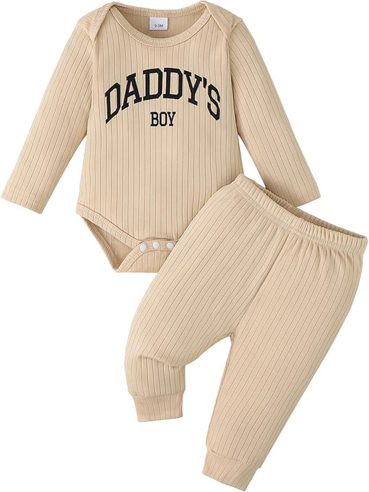 SUNNY PIGGY Baby Boy Clothes Newborn Infant Boys Outfits Romper Hat Pants 3PC Set 0-3 3-6 6-12 12-18 Month Clothing Gift