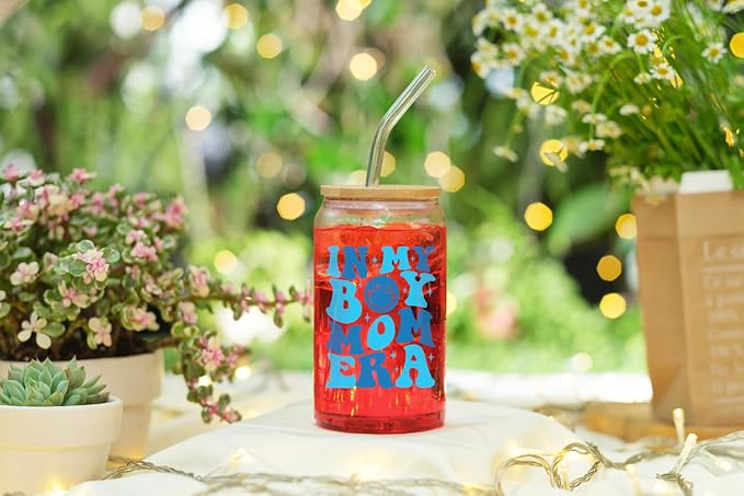 NewEleven Gifts For Mom, New Mother - Gifts For a Mom of Boys, Pregnant Mother, Expecting Momomy, Mama, Moms To Be, Mommy To Be - 16 Oz Coffee Glass
