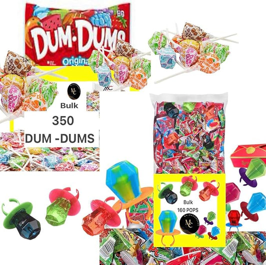 MAJUU CONNECT RingPopps Lollipops (510 COUNT VARIATION BULK)