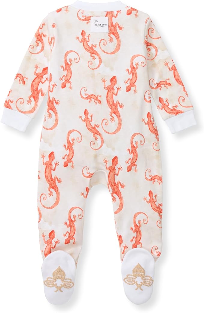 Burt’s Bees Baby Boys' One-Piece Sleep and Play 100% Organic Cotton PJs