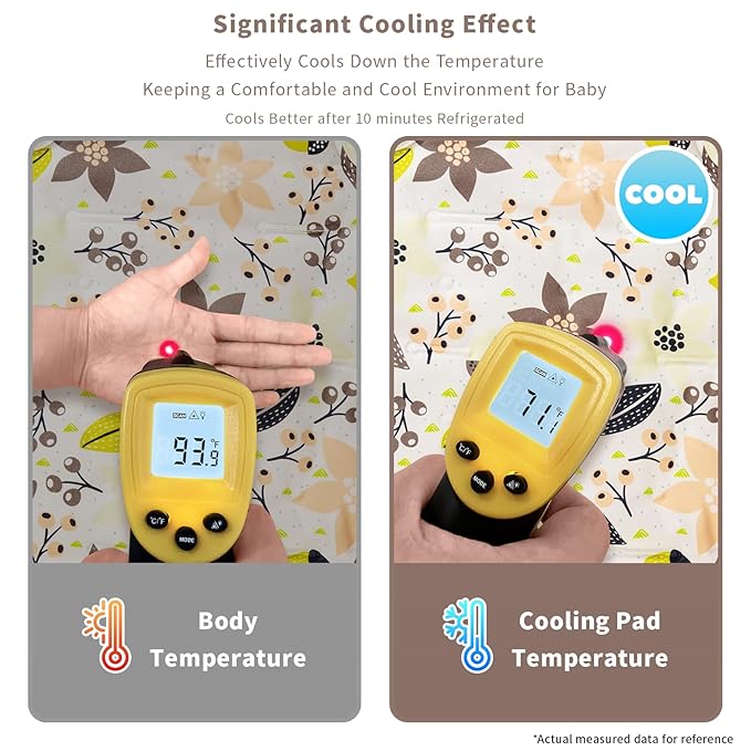 Gel Car Seat Cooler Pad for Children,Summer Breathable Ice Stroller Cooler Mat,Multifunctional Baby Cooling Pad Suitable for Stroller, Baby Dining Chair, Child Safety Seat