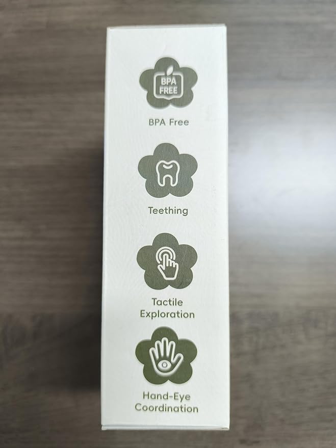 Baby Sensory Montessori Toy for 6-12-18 Months, Soft Silicone Popper Pull String Teething Travel Toys for Car Seat, Toddler Learning Early Develop for Infant 1 2 Boys Girls Christmas Birthday Gifts