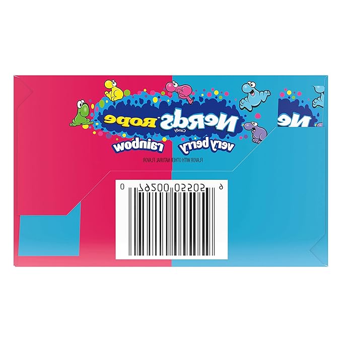 Nerds Rope Candy, Variety Box, Rainbow & Very Berry, 0.92 ounce (Pack of 32)