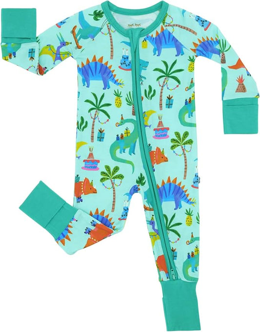 Little Sleepies Pajamas for Baby Boys & Girls, Viscose from Bamboo Baby Pajamas, Preemie & Newborn Sleepers, 2-Way Zipper PJs