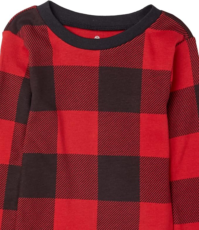 HonestBaby 4 Piece Pajamas Sleepwear Pjs 100% Organic Cotton for Infant Baby and Toddler Boys, Girls, Unisex