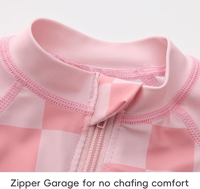 Baby Swimsuit UPF 50+ Sun Protection One Piece Zipper Beach Swimwear for Little Boys Girls Toddler