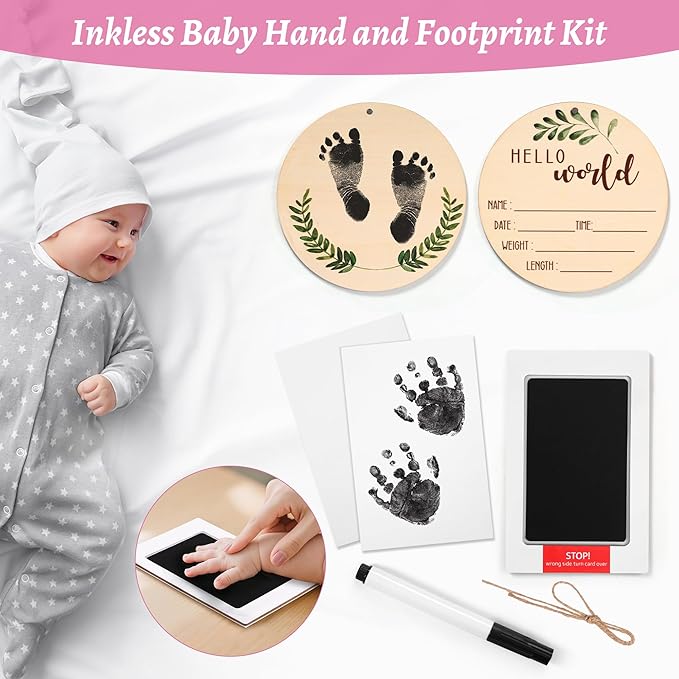 ‎EARLY MINDS New Mom & Baby Girl Gift Set, Newborn Essentials Stuff for First Time Moms, Pregnancy Gifts for Gender Reveal, Baby Shower, Expecting Mom Care Package After Birth