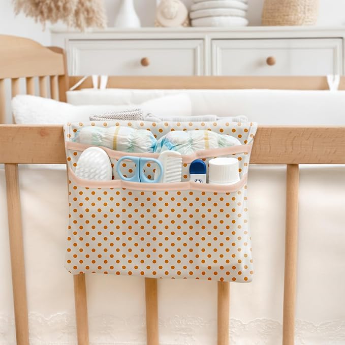 HAMUR Baby Diaper Bag Organizer – Travel-Friendly, Compact & Foldable | Stroller Pouch for Newborn Essentials – Must-Have for Boys & Girls (Swan)