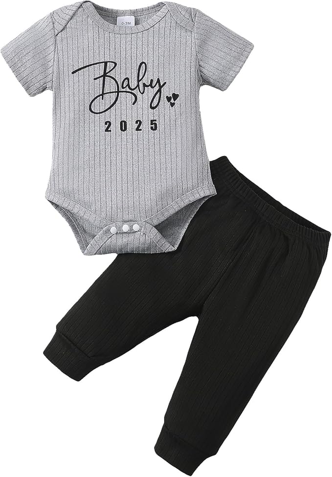 SUNNY PIGGY Baby Boy Clothes Newborn Infant Boys Outfits Romper Hat Pants 3PC Set 0-3 3-6 6-12 12-18 Month Clothing Gift