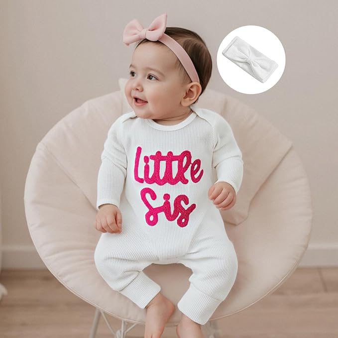 Newborn Girl Clothes Baby Girl Coming Home Outfit Zipper One-piece Outfits Ruffle Footie Bodysuit Jumpsuit Headband