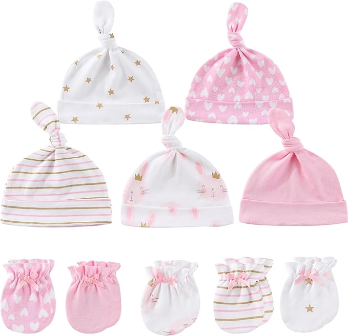 New Born Clothes Cotton Layette Gift Set Unisex Baby Outfit and Accessories Newborn Essentials Must Haves