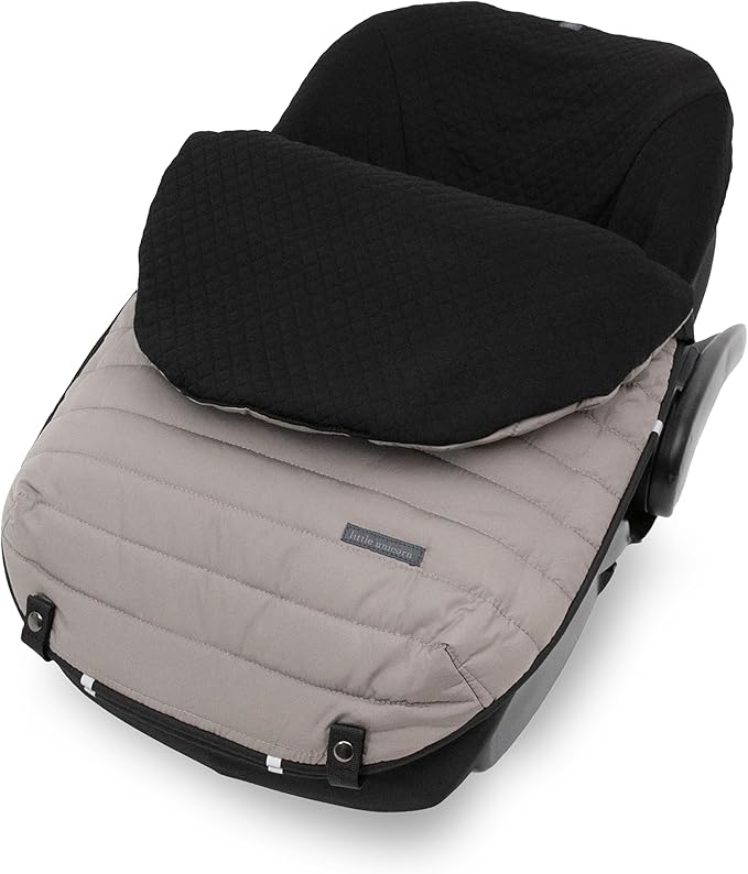 Little Unicorn Infant Car Seat Footmuff – Weather-Resistant Baby Bunting Bag with Magnetic Closure, Non-Slip Backing & Open Harness Design – Universal Fit Winter Cover for Baby Car Seat & Stroller