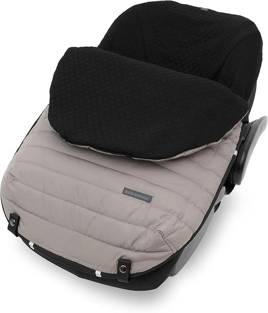 Little Unicorn Infant Car Seat Footmuff – Weather-Resistant Baby Bunting Bag with Magnetic Closure, Non-Slip Backing & Open Harness Design – Universal Fit Winter Cover for Baby Car Seat & Stroller
