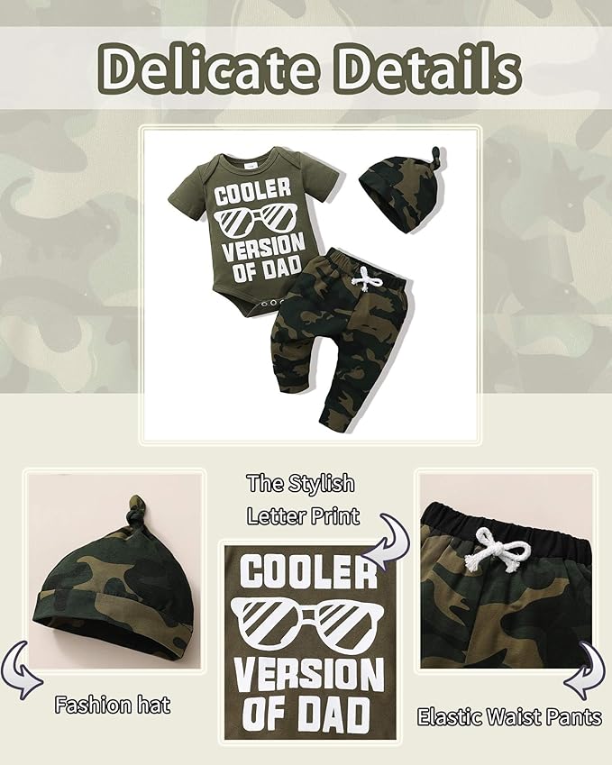 NZRVAWS Newborn Baby Boy Clothes Outfits Letter Prined Romper Pants Set Infant Baby Boy Clothing 0 3 6 9 12 18 Months