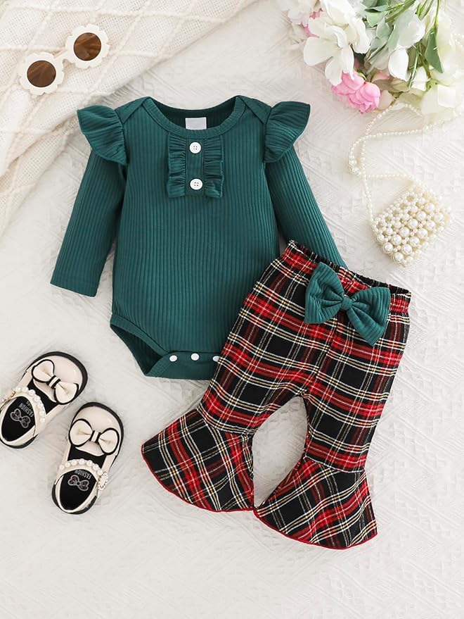 Baby Girl Clothes Newborn Infant Outfits Cute Summer Clothes Spring Romper Set+Hat+Headband