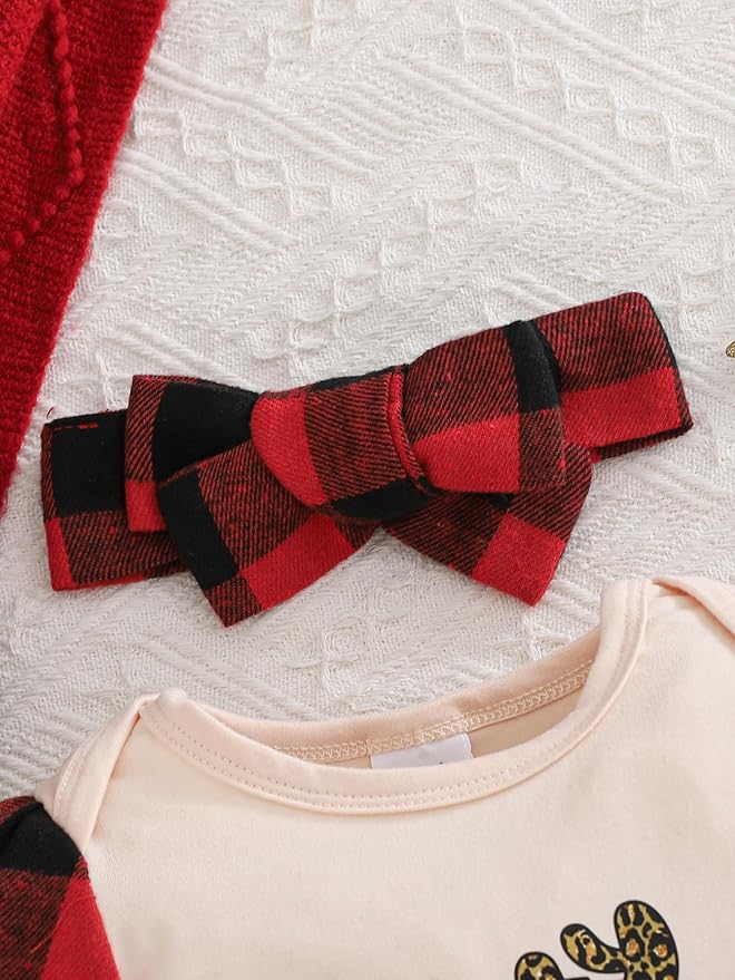 Preemie Newborn Baby Girl Clothes Infant Fall Winter Outfits Letter Floral One-Piece Romper+Jumpsuit