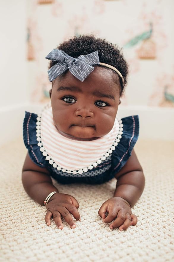 Copper Pearl Baby Bandana Drool Bibs for Drooling and Teething 2-Pack Fashion Bibs Gift Set “Audrey